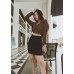 Front Pocket Pencil Skirt